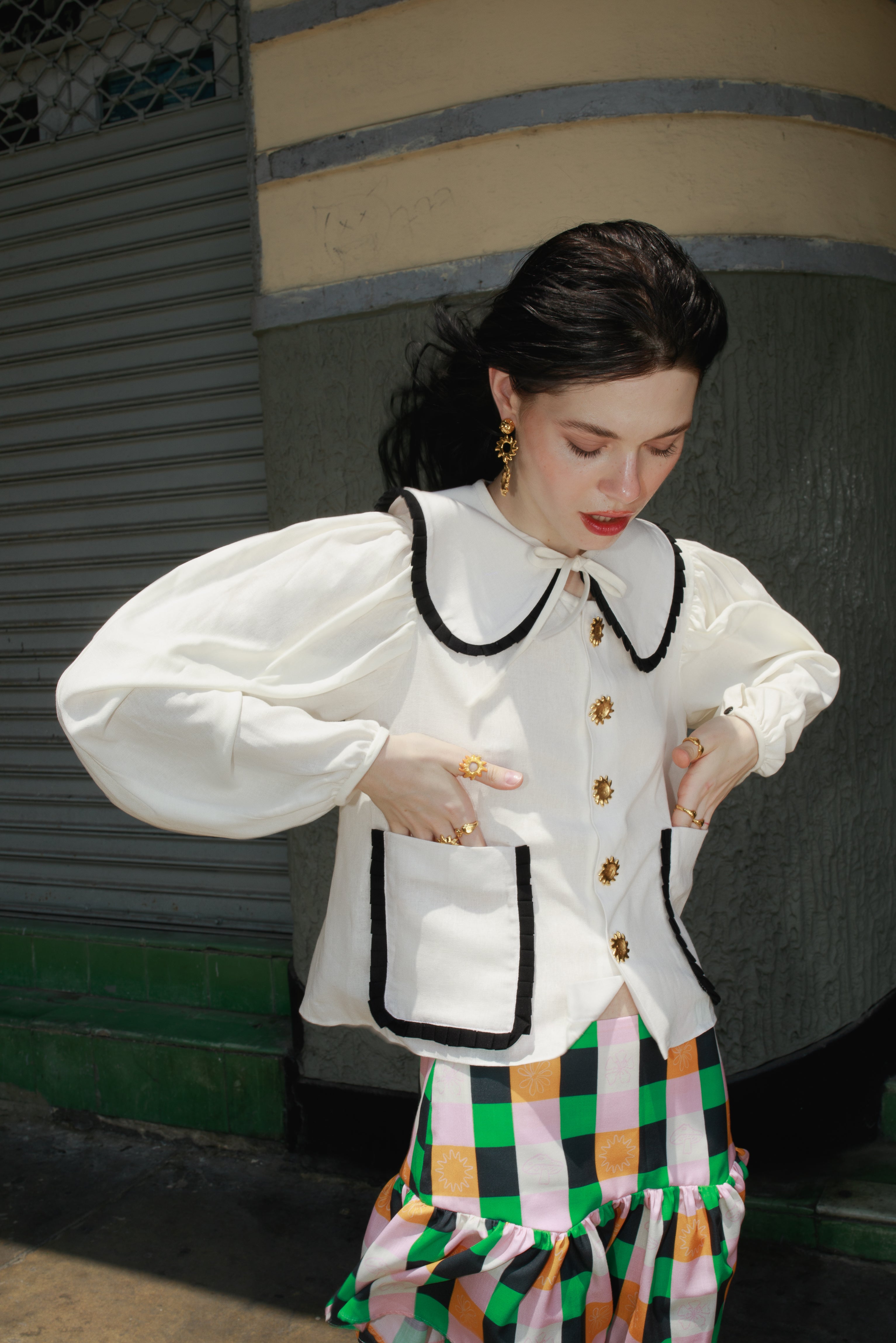 FLOR DE SOL SHIRT (IVORY)