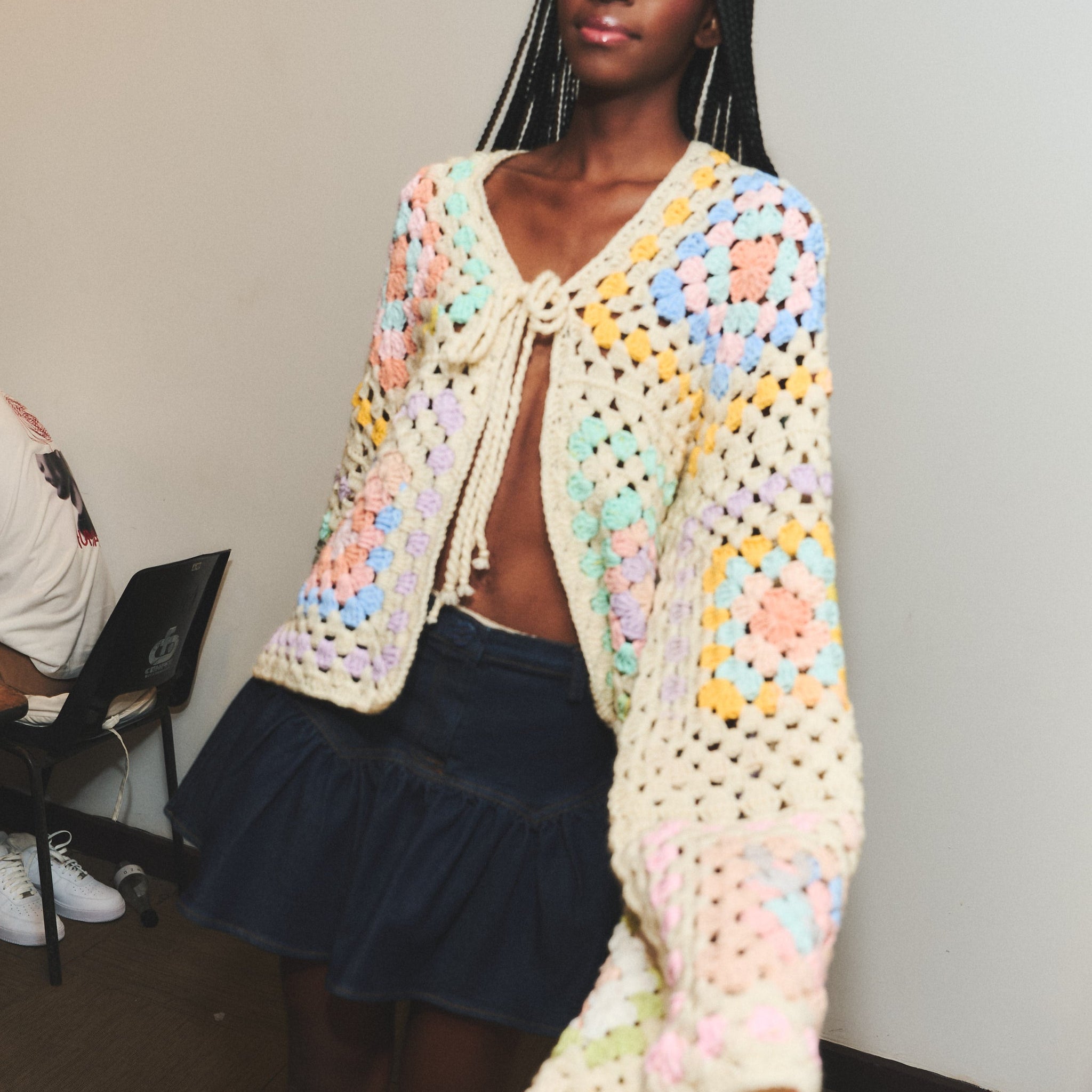 PATCH CARDIGAN