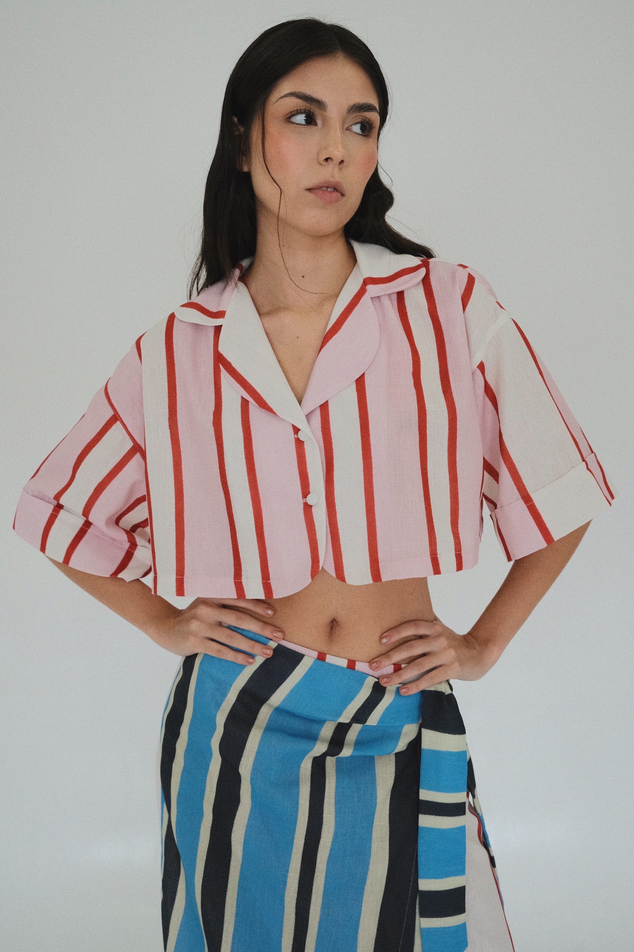 CANDY CROPPED SHIRT