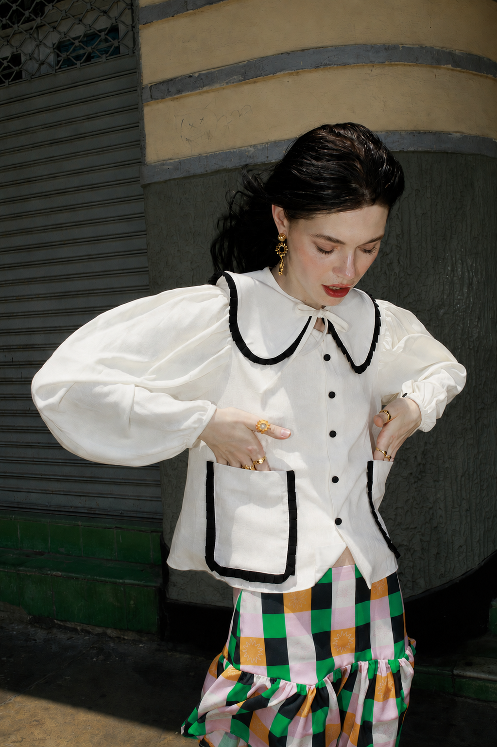 FLOR DE SOL SHIRT (IVORY)